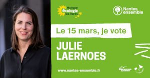 Affiche municipales Nantes Julie Laernoes